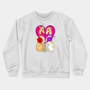 Greyhounds In Love Crewneck Sweatshirt